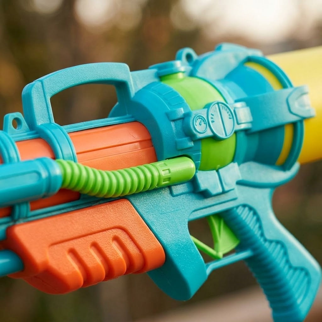 Pump Action Water Gun 48 cm with Large Tank - close-up
