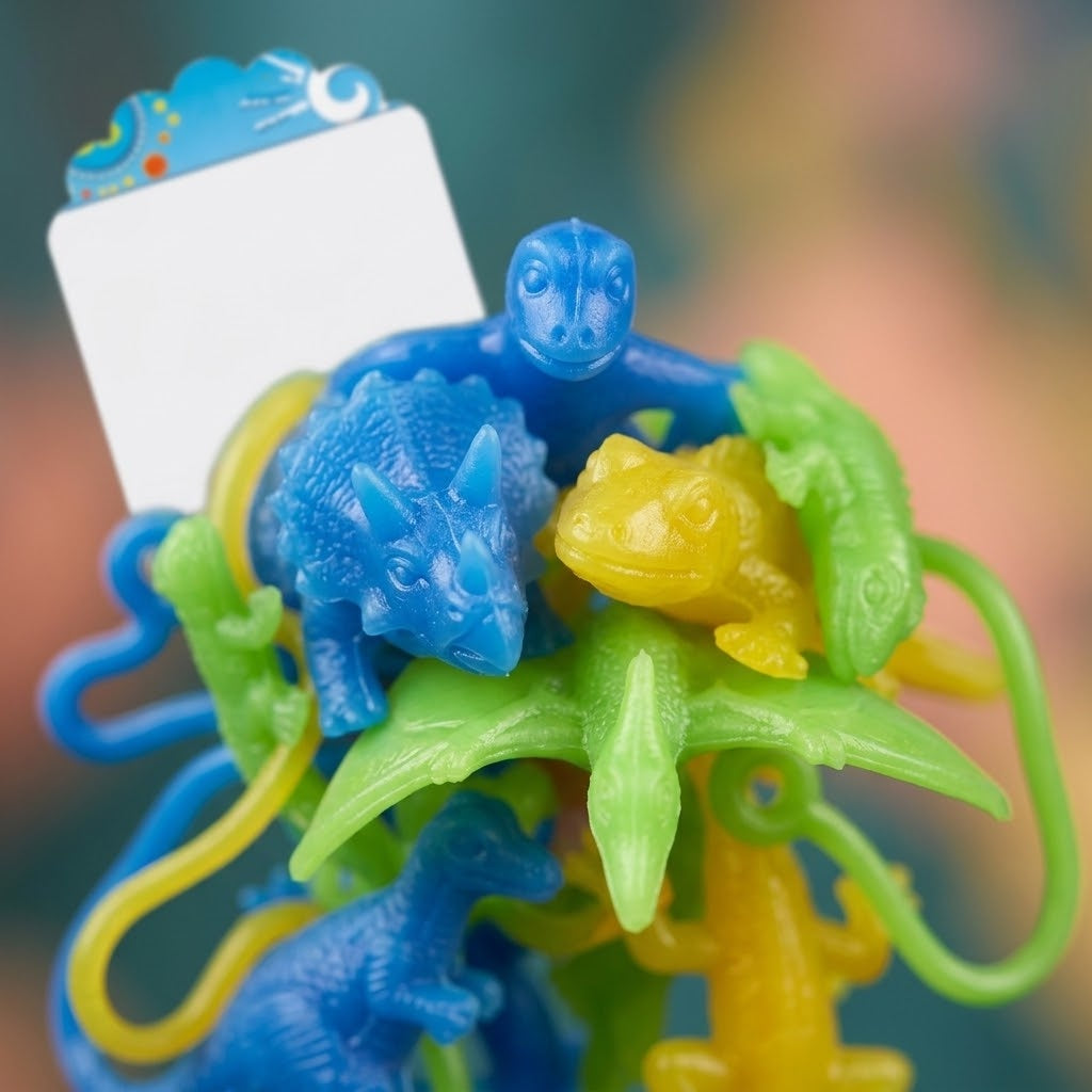 Sticky Dinosaur Stretchy Toy Party Bag Filler - close-up