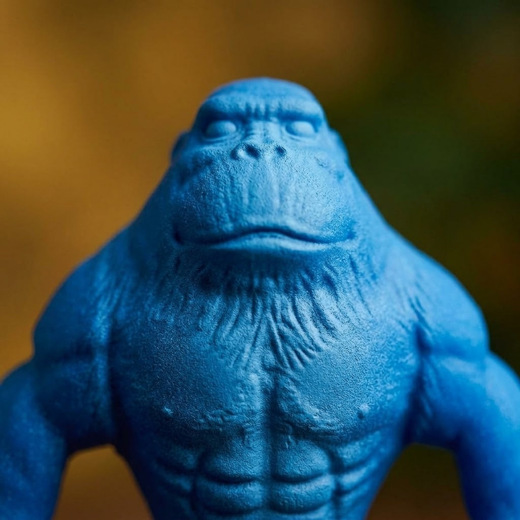 TikTok Squishy Gorilla Stress Toy Fidget Toy 8 cm - close-up
