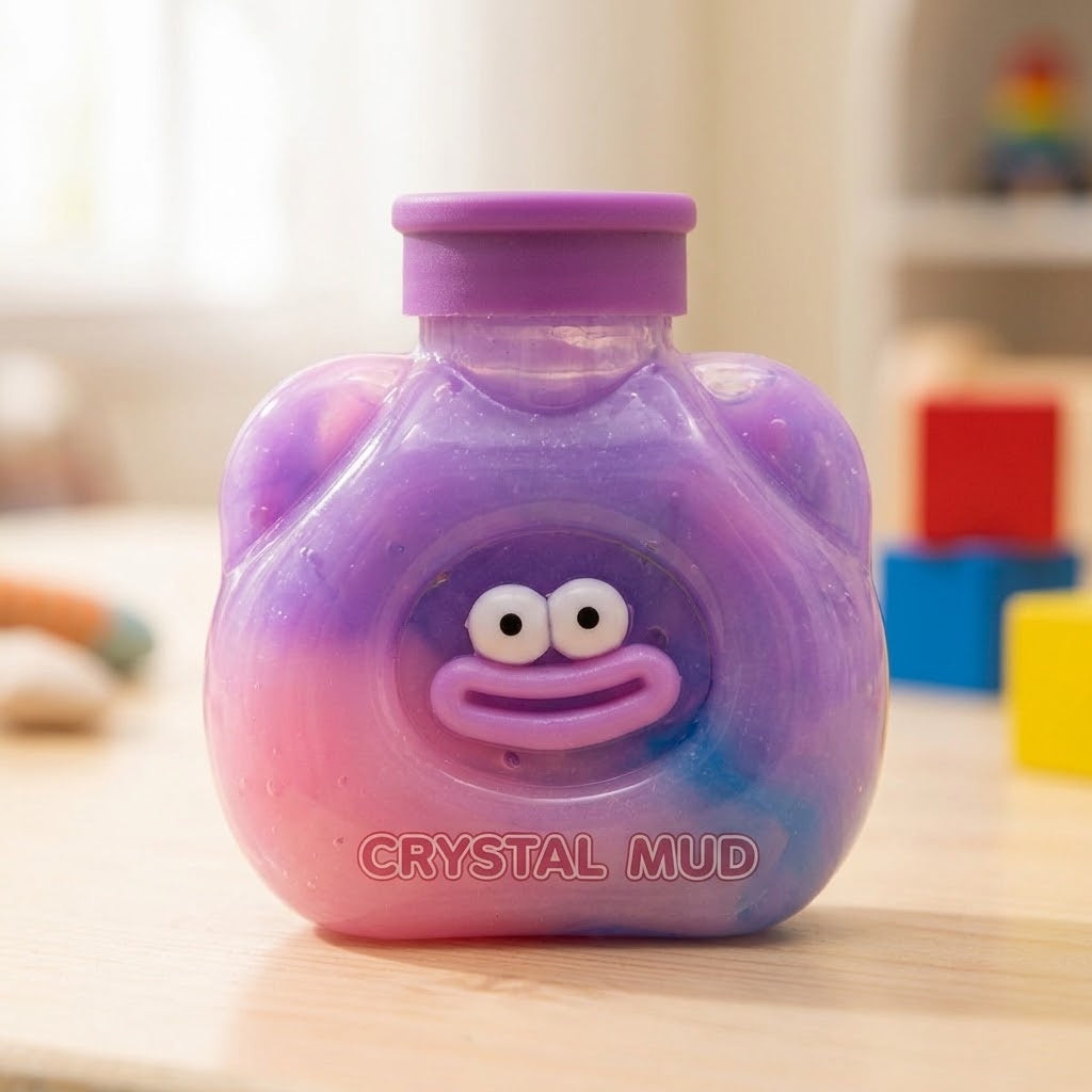 Big Lips Slime Putty 280 g Two-Tone Slime Pot - close-up