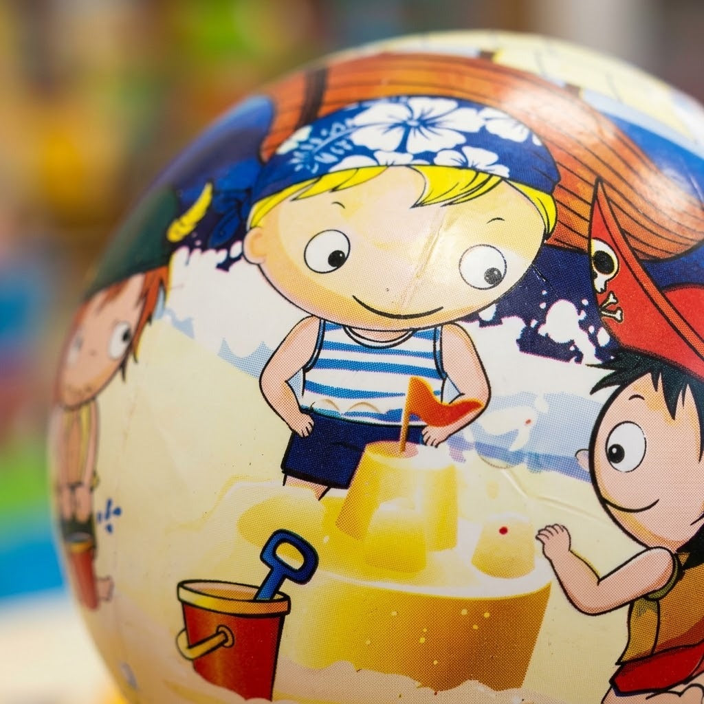 Pirate Design Kids Play Ball Outdoor Ball 23 cm - close-up