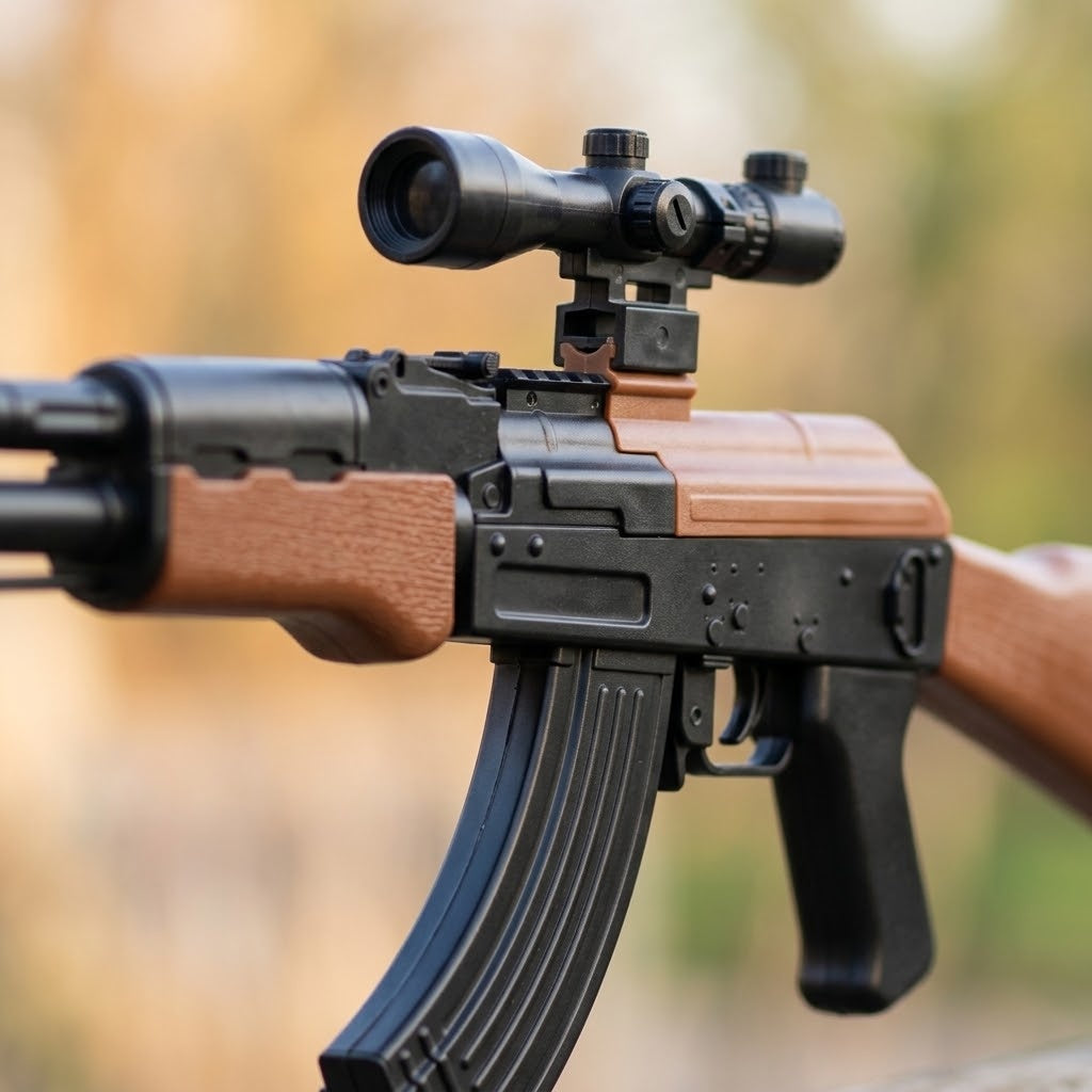 Pump Action Water Rifle 72 cm Large Water Blaster - close-up