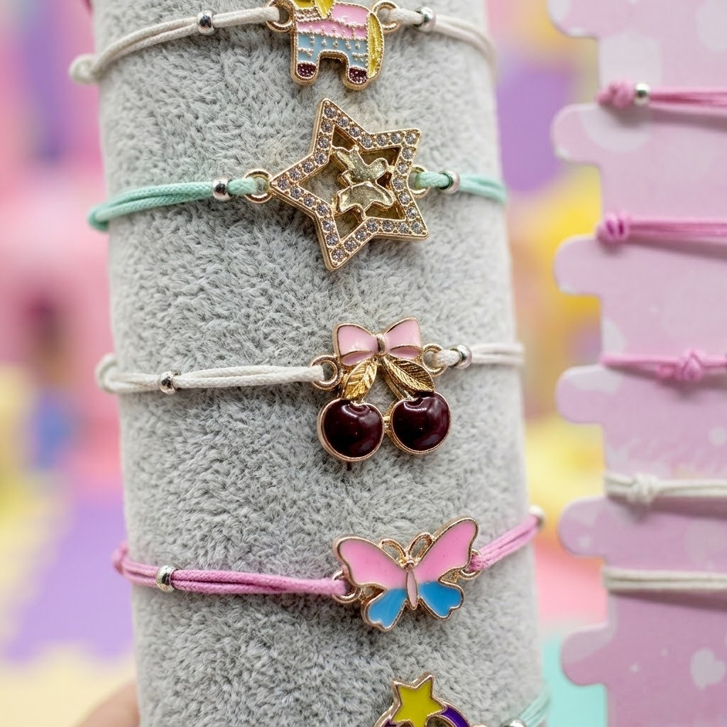 Fashion Bracelet for Girls Kids Jewellery Favour - close-up