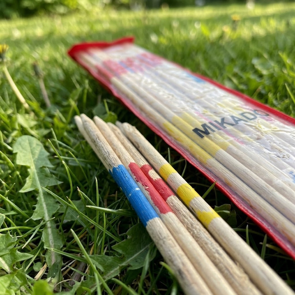 Giant Pick Up Sticks Mikado 50 cm 41 Pieces - close-up