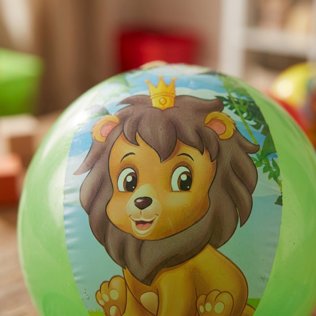 Inflatable Balloon Paddle Bat Jungle Zoo Animal Design - close-up