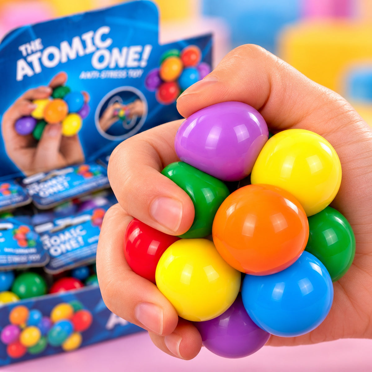 Atomic Fidget Toy Anti-Stress Sensory Toy - close-up