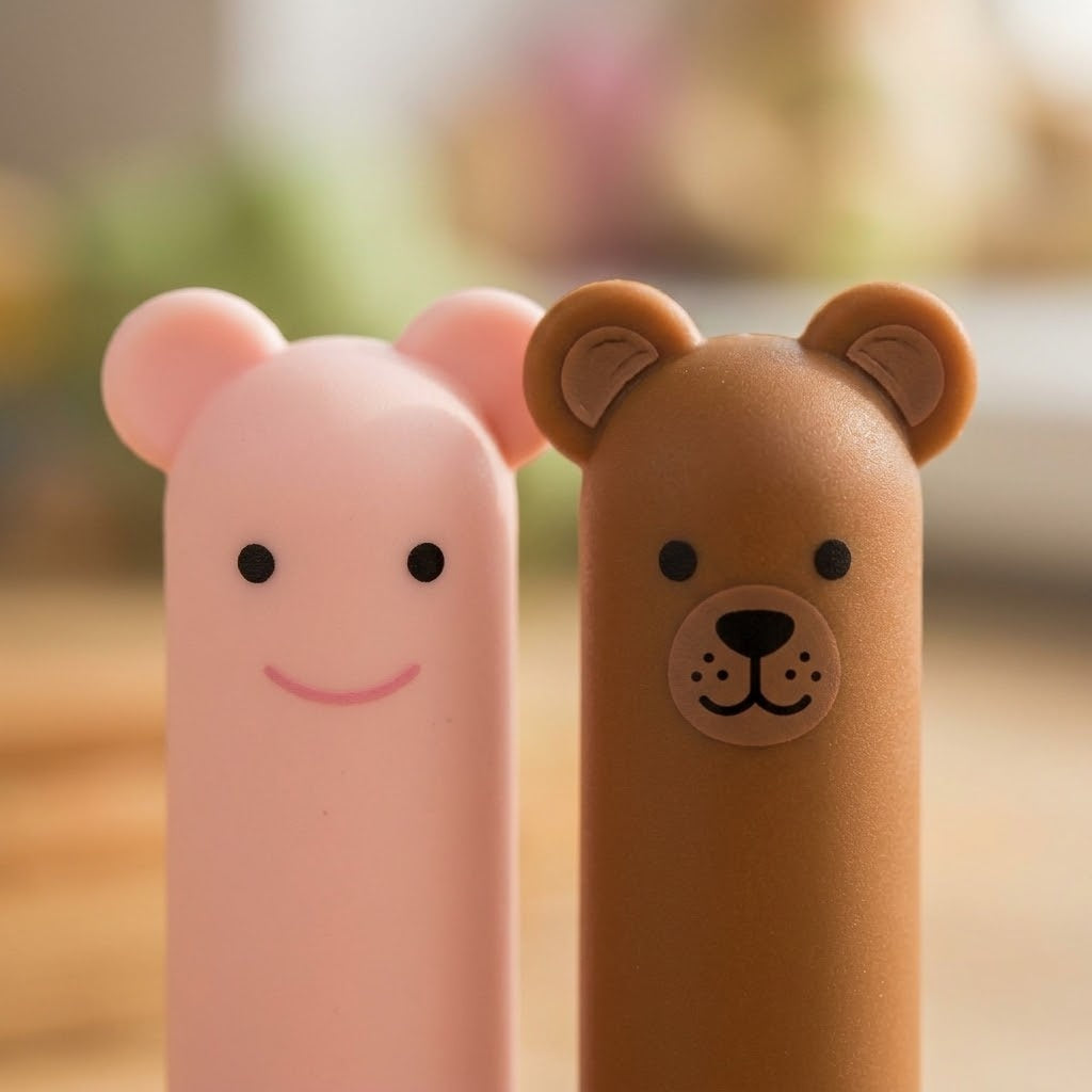Kawaii Erasable Pen Soft Touch 14.5 cm - close-up