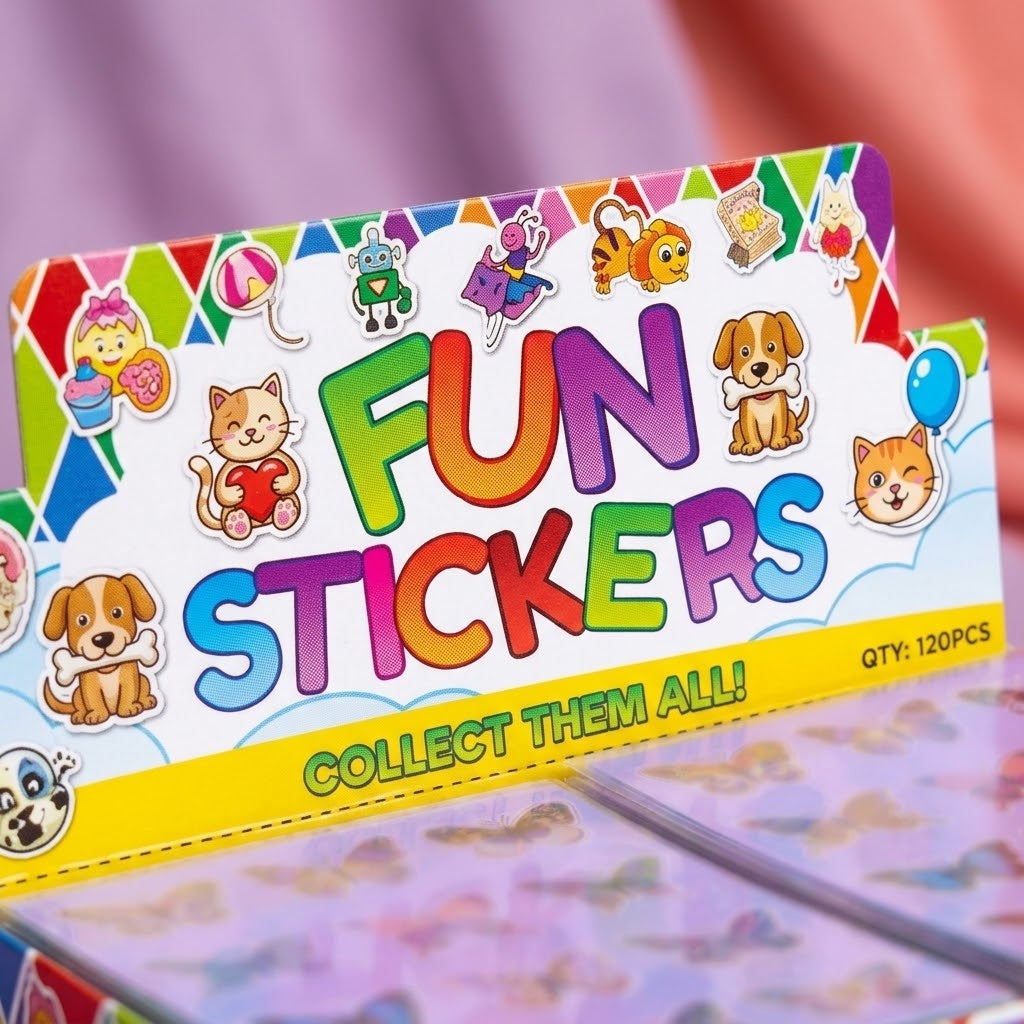 Butterfly Sticker Sheet 12 Stickers 10 x 11.5 cm - close-up