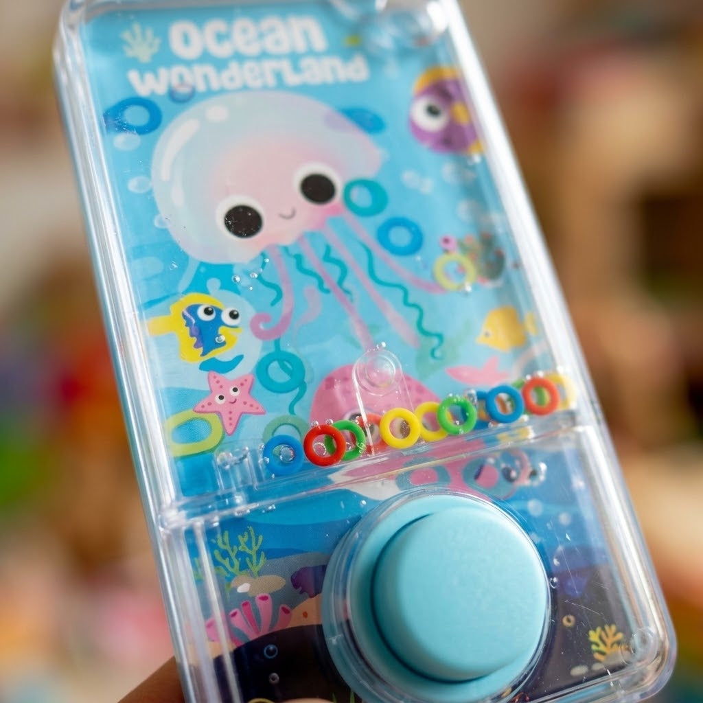 Sea Animals Water Ring Toss Game Phone Shape - close-up