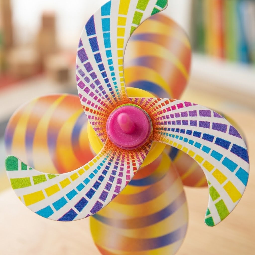Build Your Own Spinning Top DIY Kit 7–8 cm - close-up