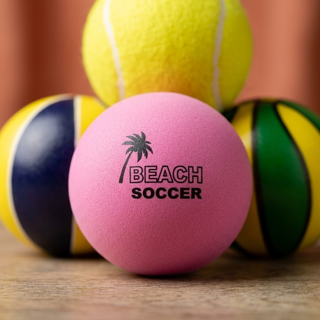Soft Foam Sports Ball Assorted Designs 10 cm - close-up