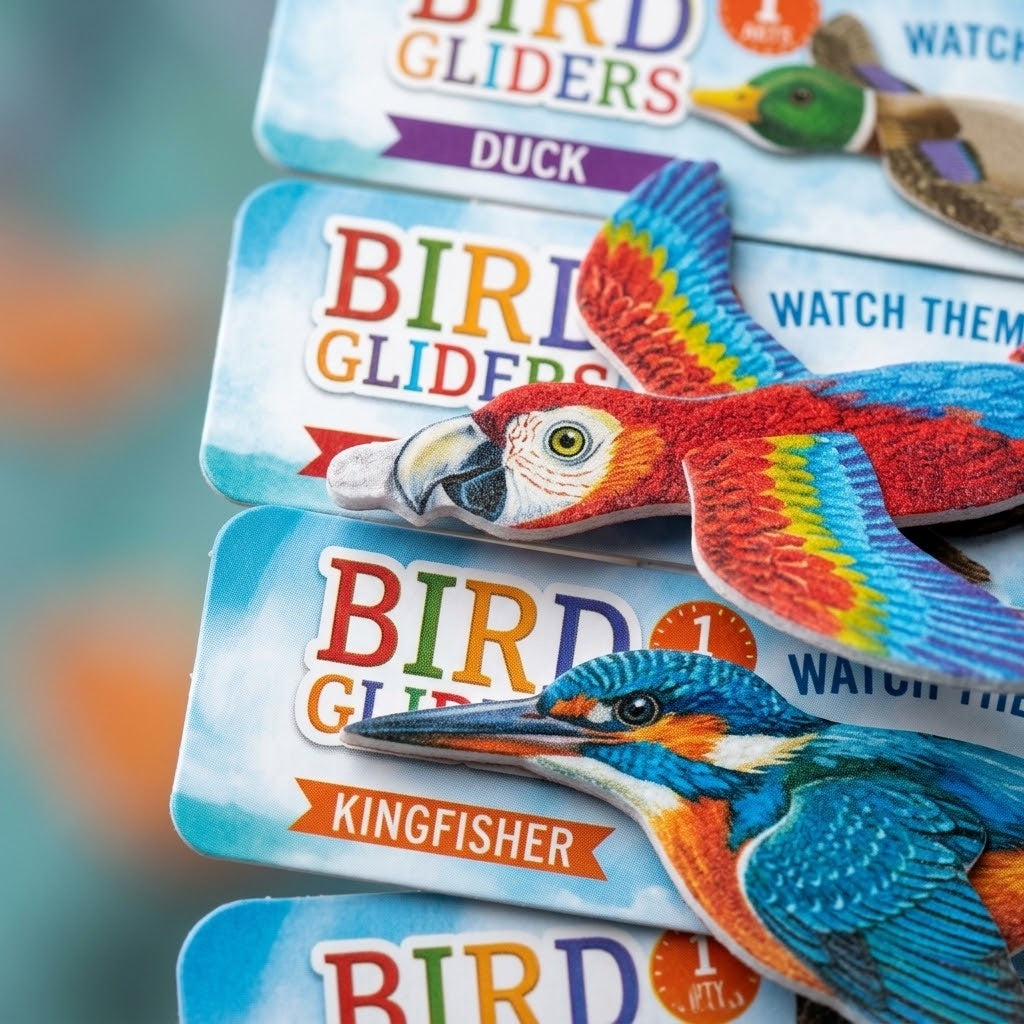 Styrofoam Gliding Bird Flying Glider Toy - close-up
