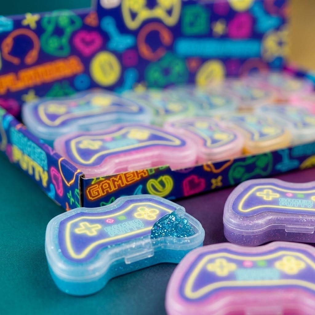 Game Controller Putty Pot 40 g Gamer Slime Putty - close-up