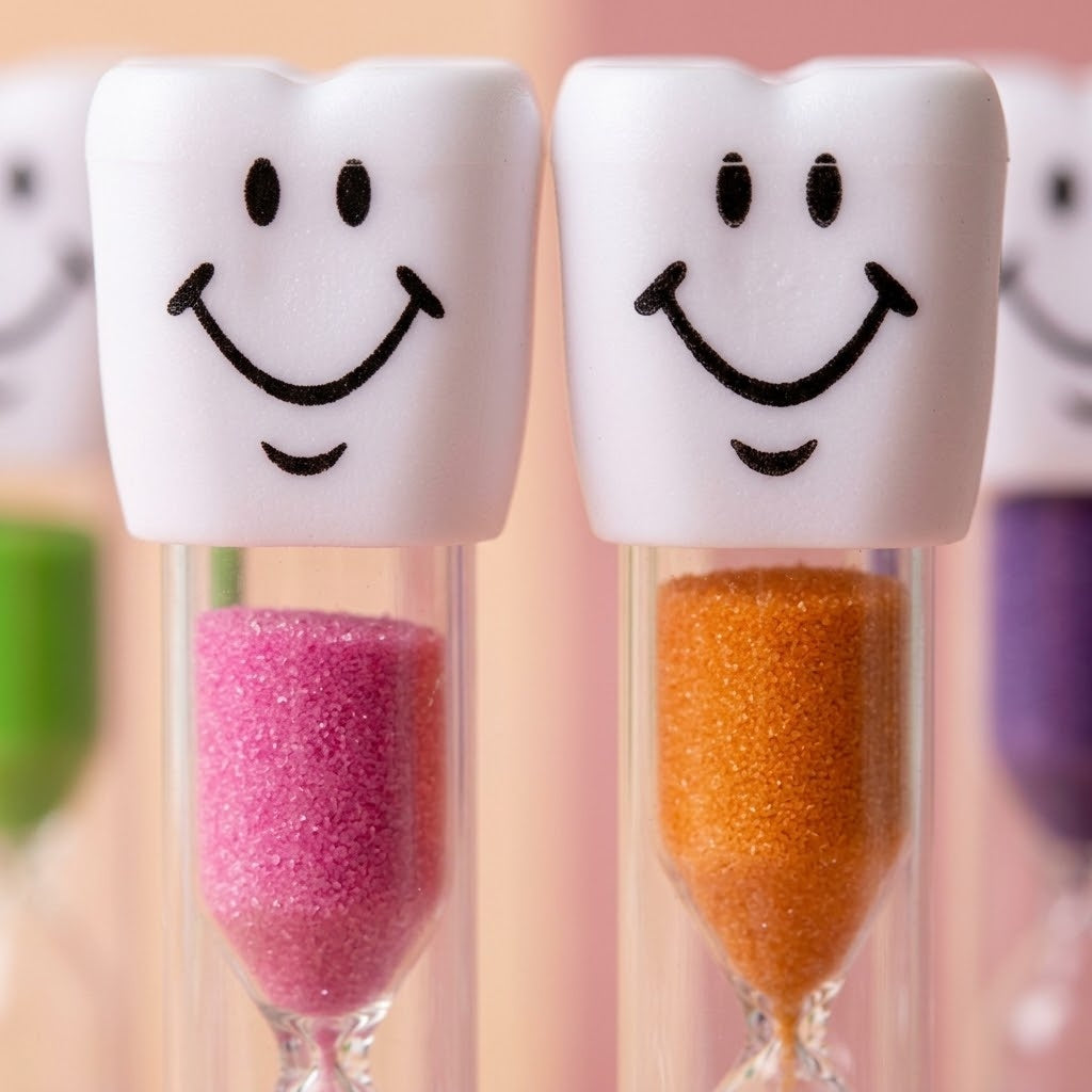 Tooth Brushing Sand Timer, 3 Minutes - close-up