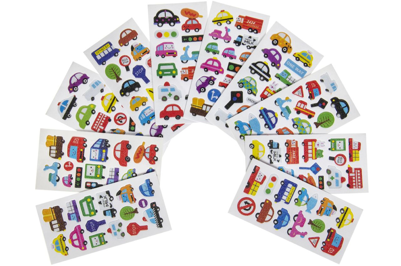 STICKERS JONGENS 10ASS