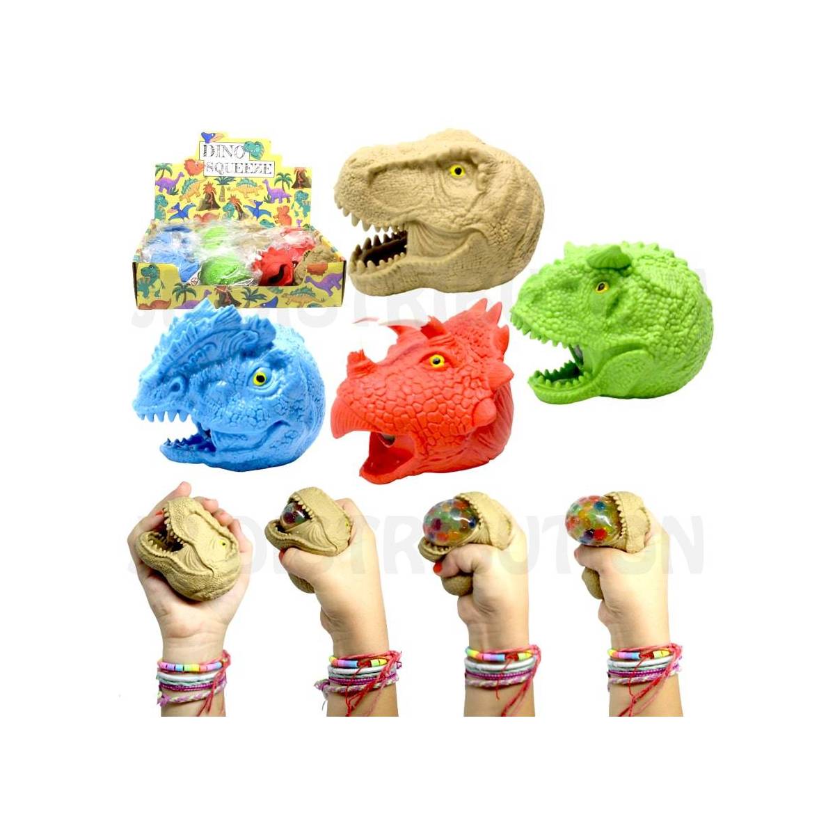 "Dinosaur Head" Squeeze Ball