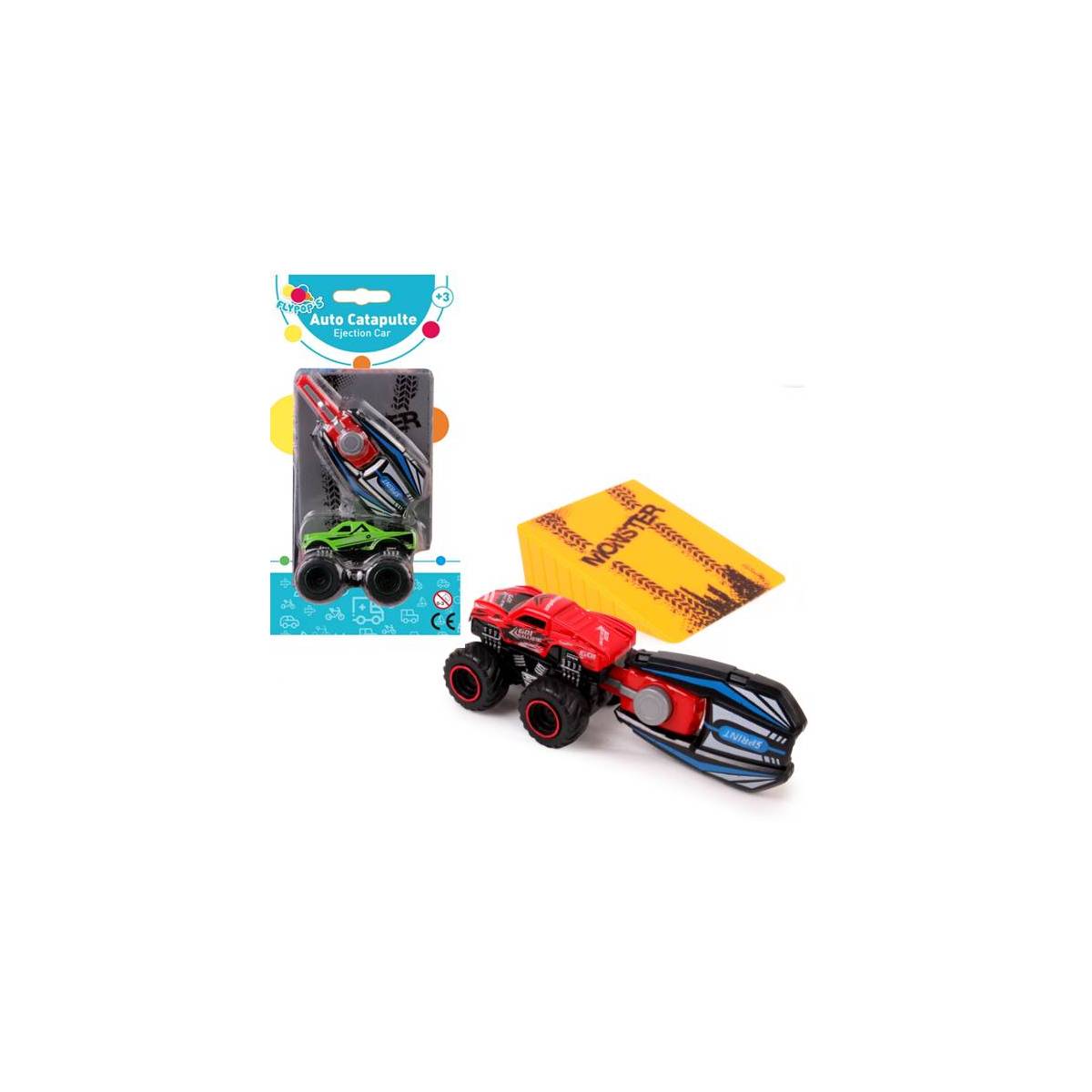 Monster Truck + Launcher Key + Ramp