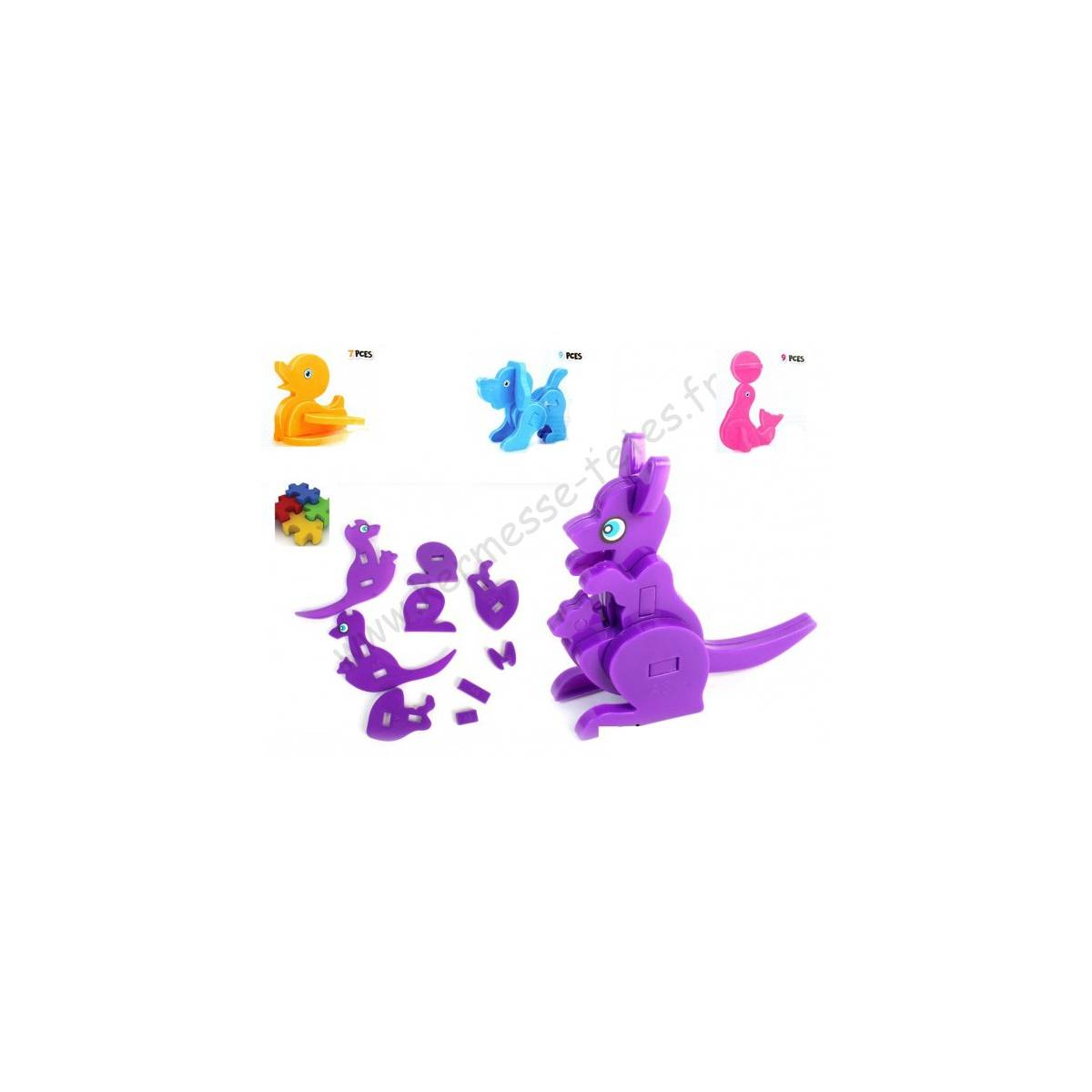 Animal 3D Puzzle to Assemble