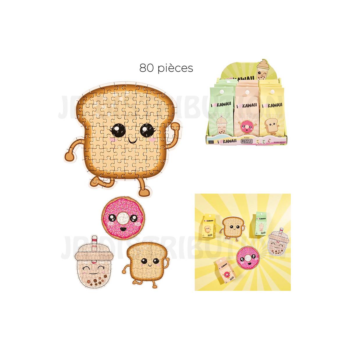 80-Piece Kawaii Puzzle