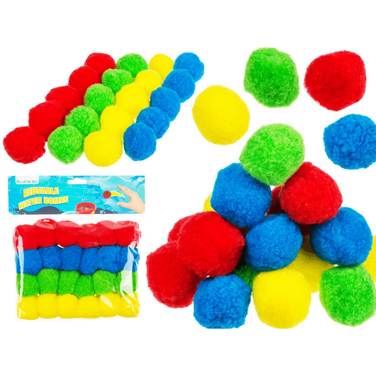Bag of 24 Reusable "Splash" Water Balloons