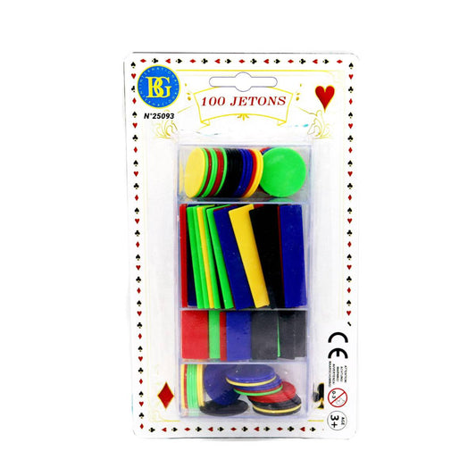 100 Card Game Scoring Chips