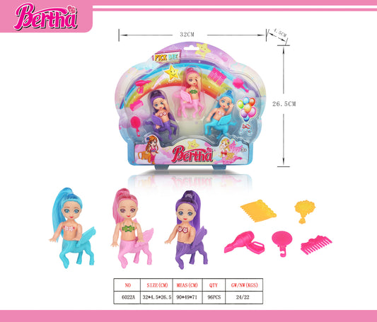 3 PCS CENTAUR-POP MET ACCESSOIRES DBC