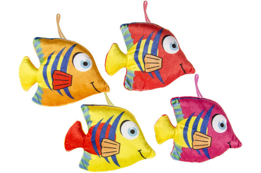 PLUCHE. SUPER SOFT. VIS TROPISCH 4ASS
