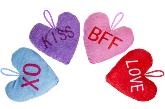 PLUCHE COOLE HARTJES 4AS