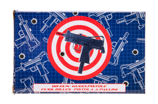 BB GUN 17.5CM MET MAGAZIJNLADER  (UNDER 0.08J)