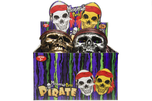 PIRATENMASKER ZILVER/GOUD