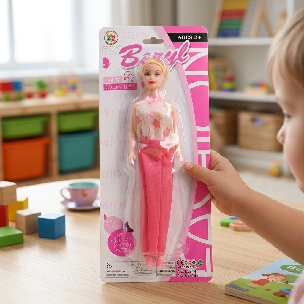 Articulated Fashion Doll 28 cm with Dress and Shoes - lifestyle photo