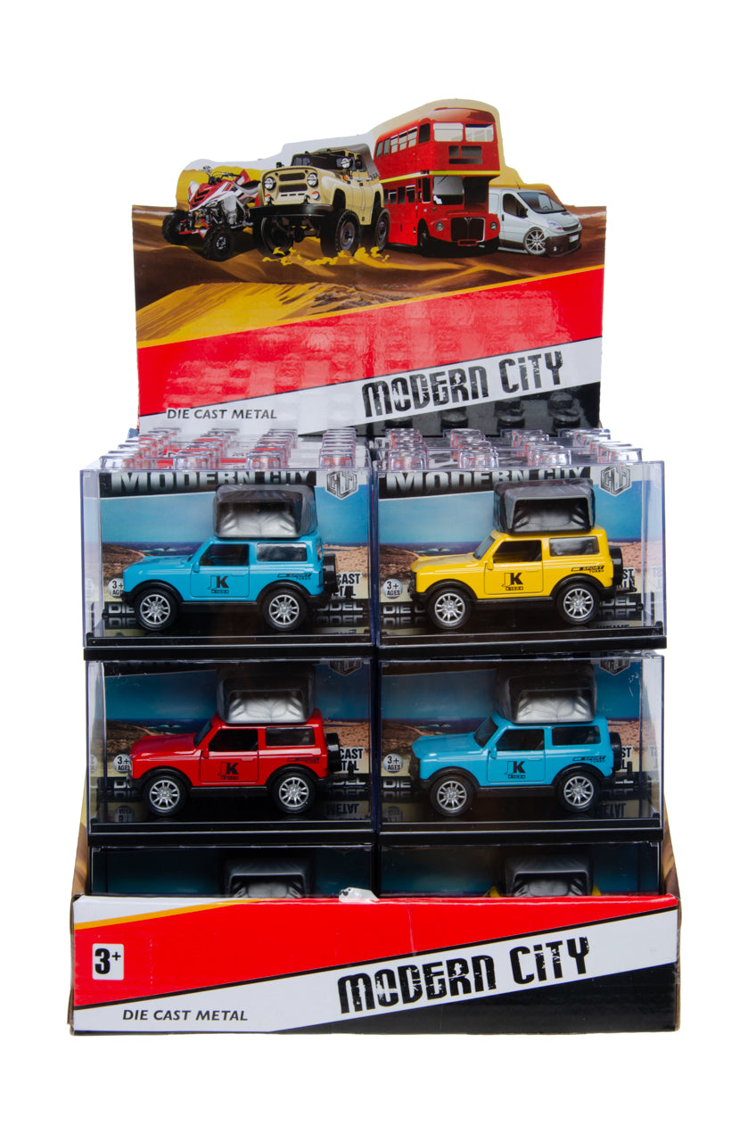DIECAST SAFARI CAR PULL BACK