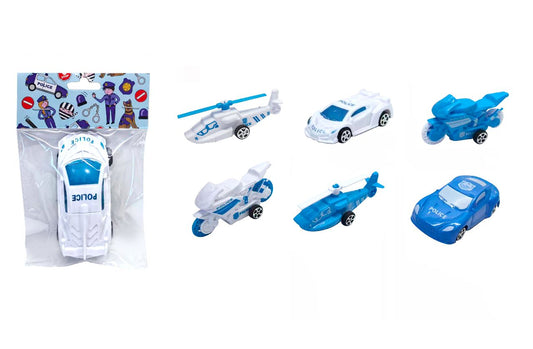 1PC PULL BACK POLICE VEHICLE PPH