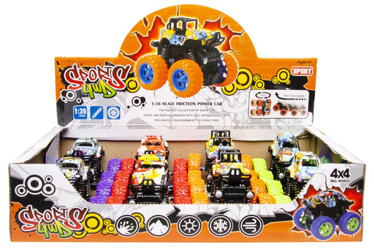 KLEURIGE MONSTERTRUCKS
