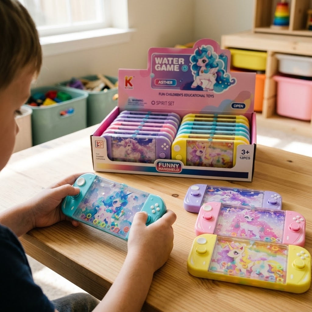 Unicorn Water Ring Toss Game Console 18 cm - lifestyle photo
