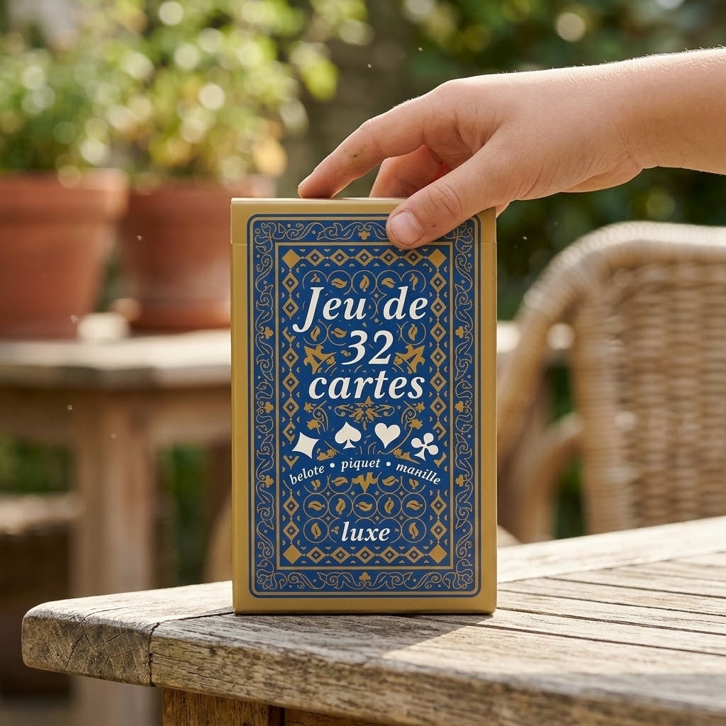 Luxury Playing Cards Deck of 32 Classic Card Game - lifestyle photo