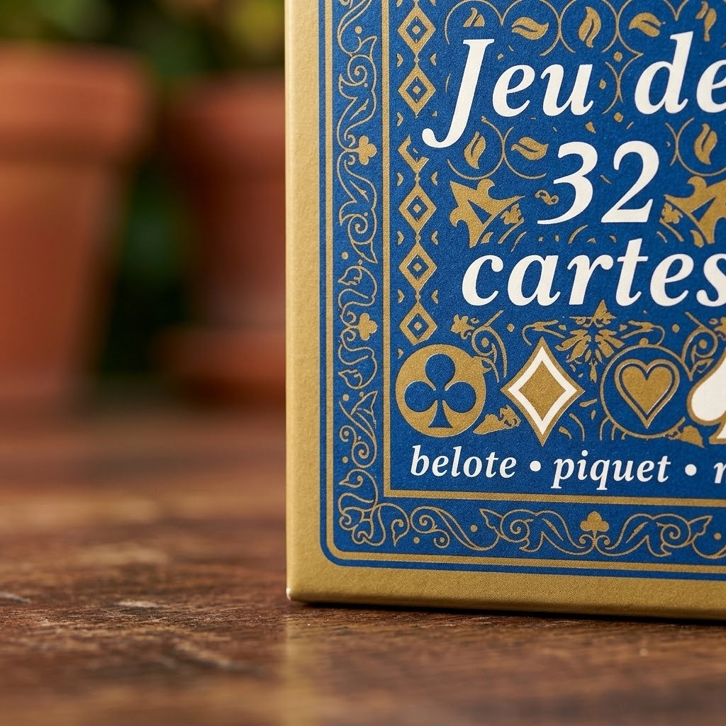 Luxury Playing Cards Deck of 32 Classic Card Game - close-up