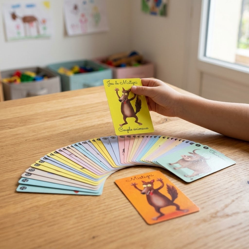 Old Maid Card Game Animal Pairs 41 Cards - lifestyle photo