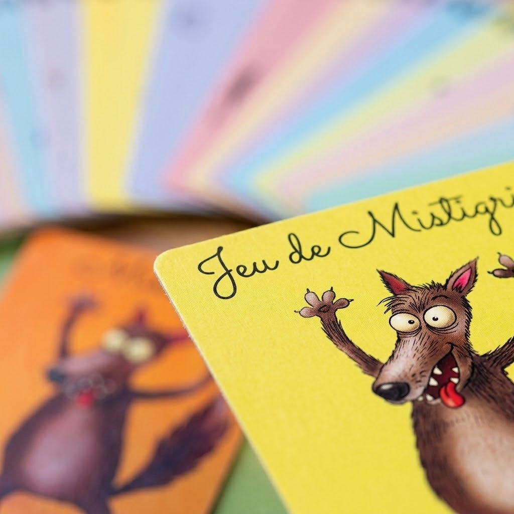 Old Maid Card Game Animal Pairs 41 Cards - close-up