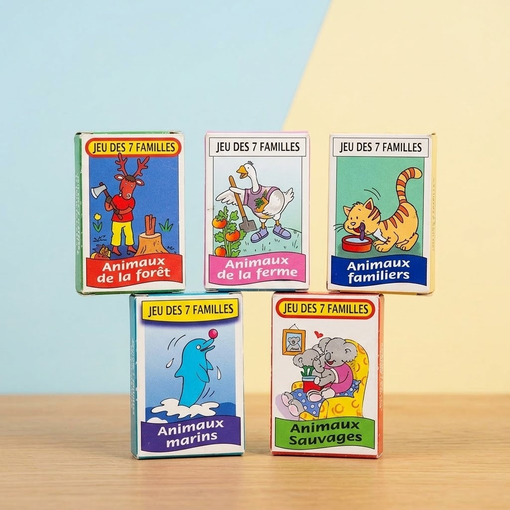 Happy Families Card Game Animals & Characters - studio photo