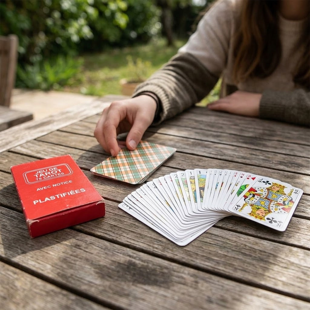 Tarot Card Game 78 Cards with Instructions - lifestyle photo