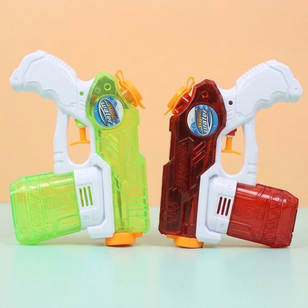 Water Gun 21 cm with Large Tank Water Pistol - studio photo