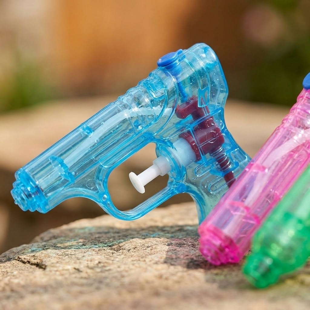 Water Gun 12 cm Small Water Pistol Bag of 4 - close-up