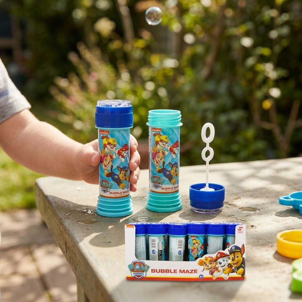 Paw Patrol Bubbles Tube 50 ml with Maze Game Cap - lifestyle photo
