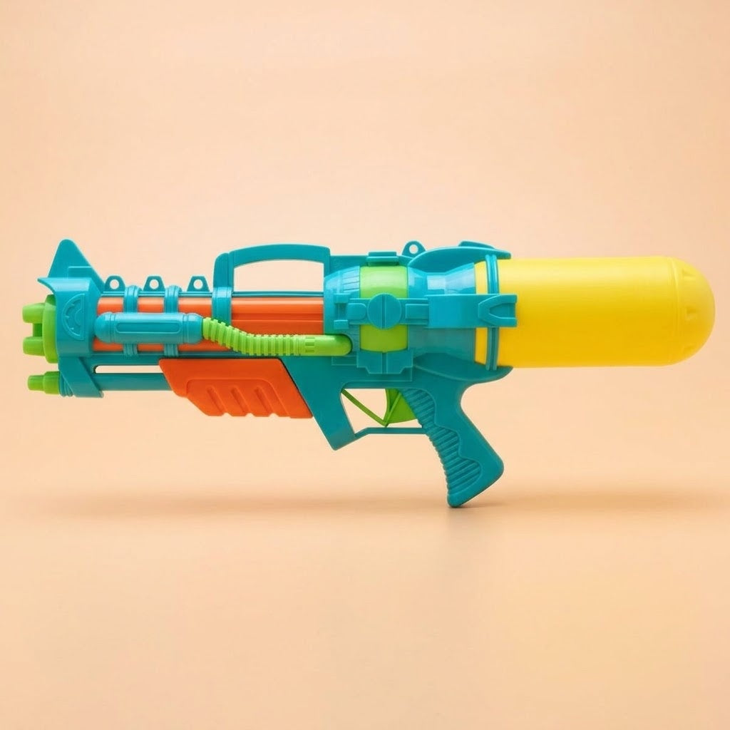 Pump Action Water Gun 48 cm with Large Tank - studio photo