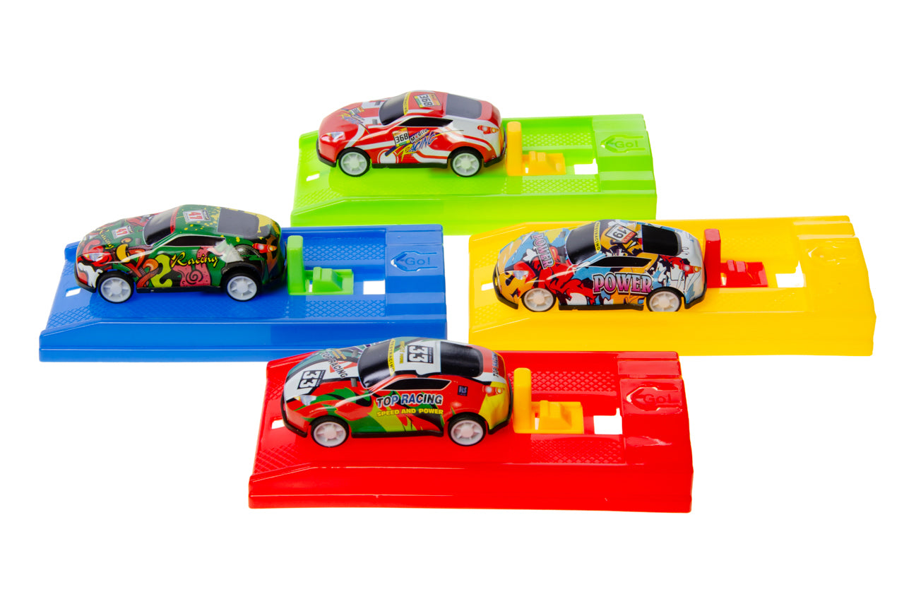 METAL PB CAR W SHOOTRAMP PPH
