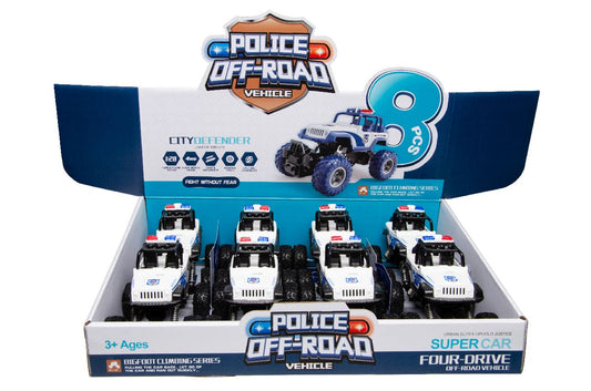 OFF ROAD POLICE CAR BLUE PB