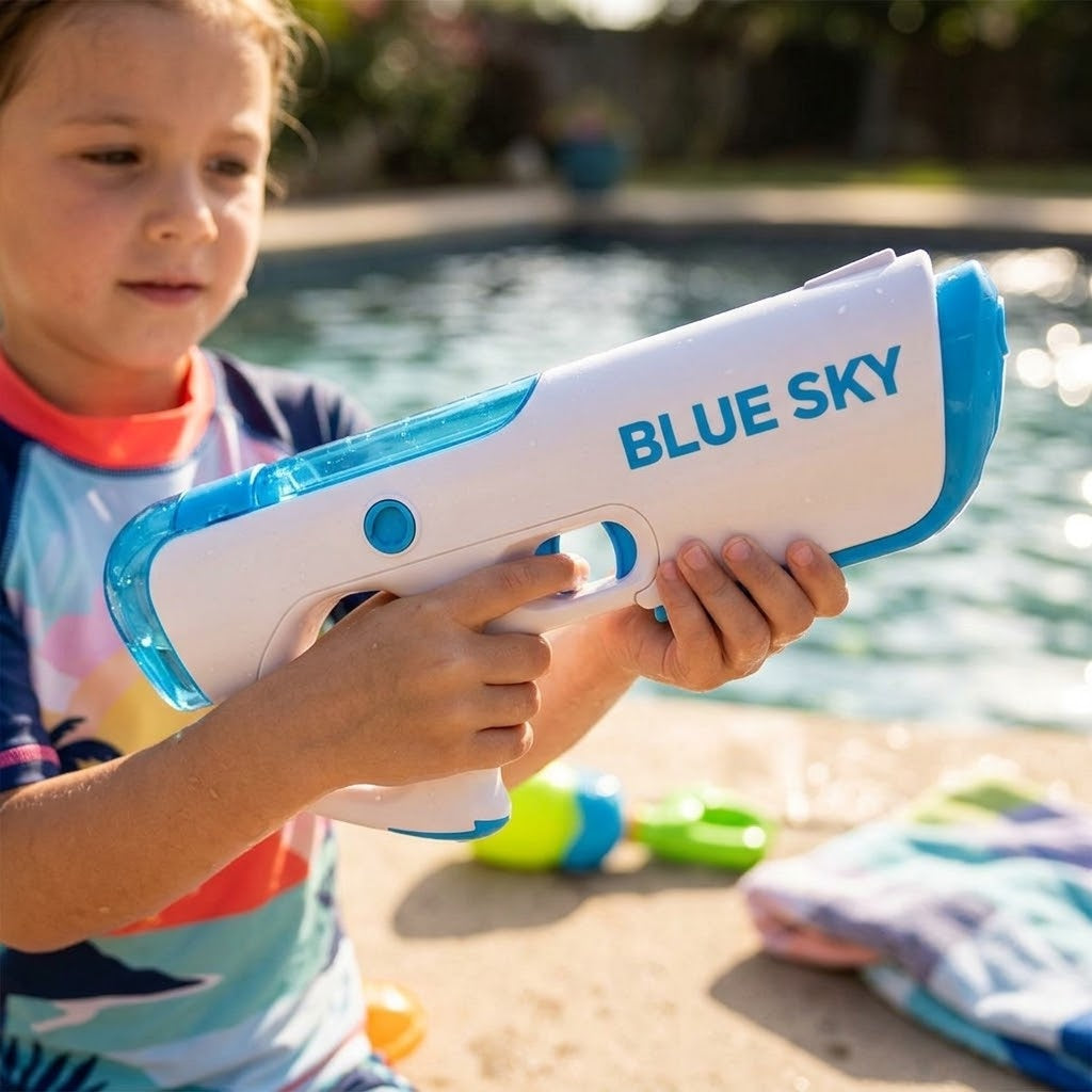 Electric Water Gun Auto Refill 40 cm Rechargeable - lifestyle photo