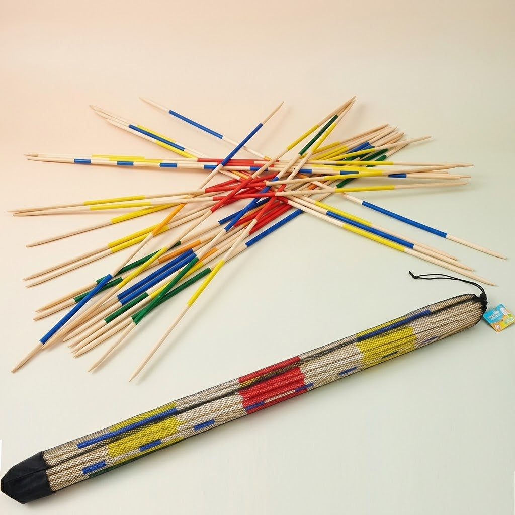 Giant Pick Up Sticks Mikado 80 cm Garden Game - studio photo