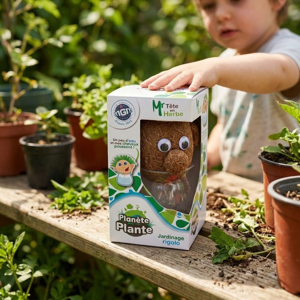 Mr Grass Head Grow Your Own Grass Hair Kit - lifestyle photo